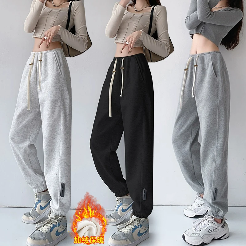 G411#8.2 秋冬季新款孕妇裤抽绳外穿显瘦束脚裤