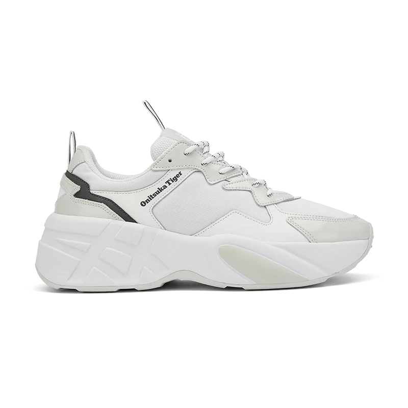 Onitsuka Tiger鬼塚虎PLEAKER 男女鞋皮革拼接厚底老爹鞋1183B900
