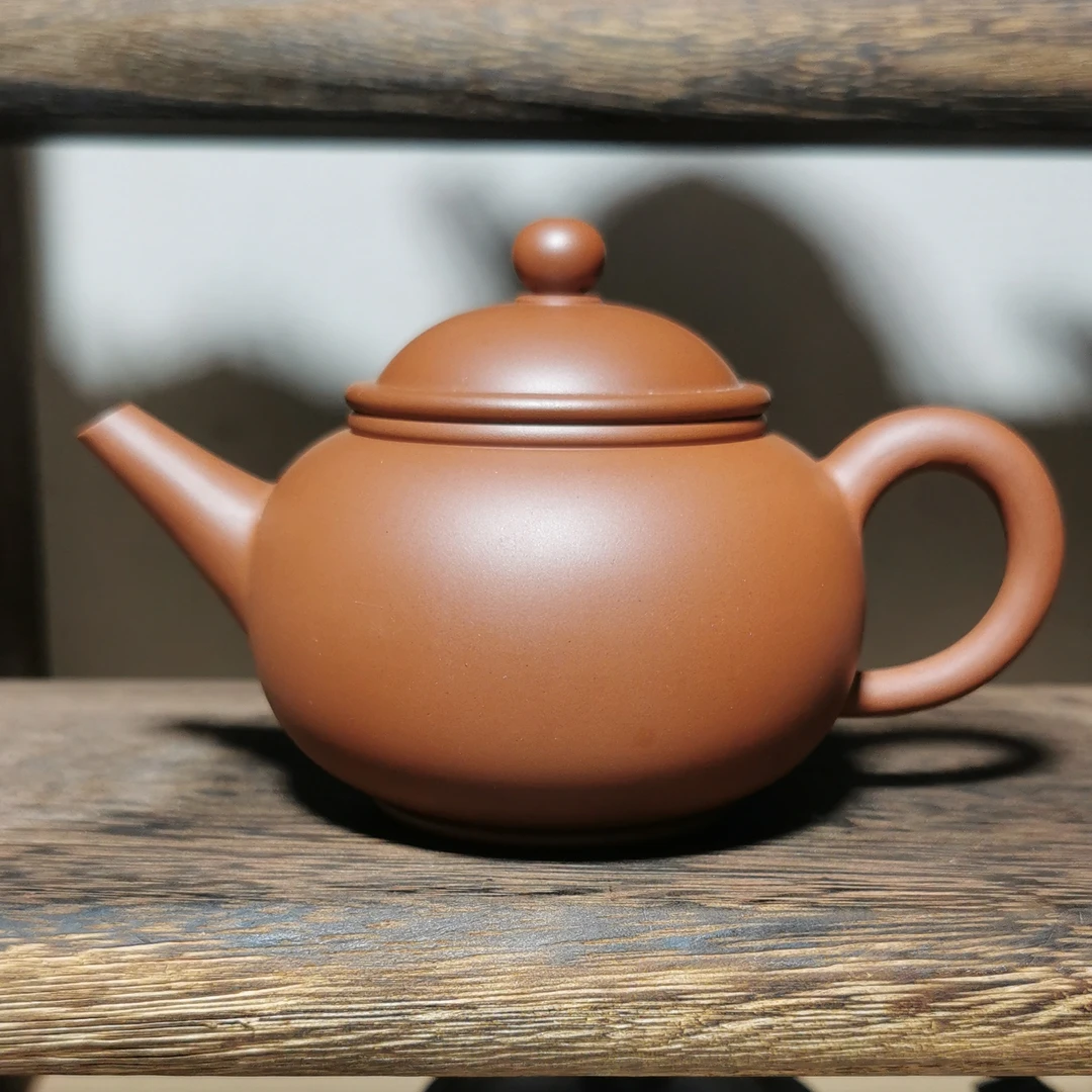 水平壶150毫升左右原色坭兴陶