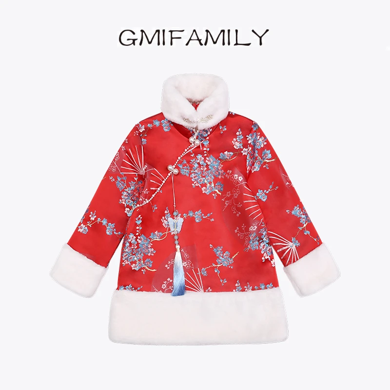 原创【朝霞】2024新款加绒连衣裙