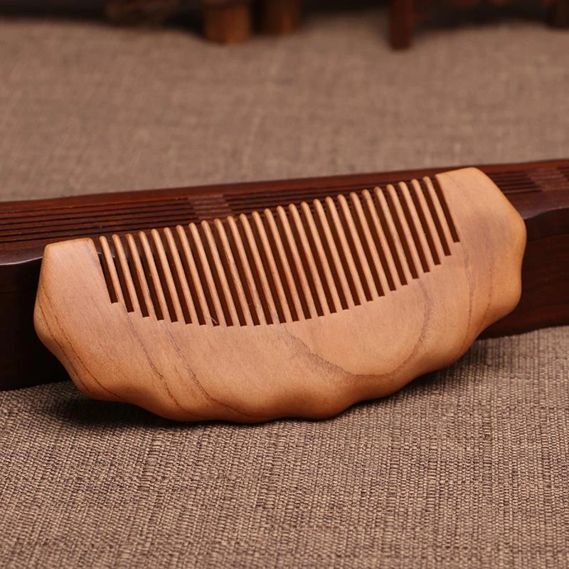老桃木梳子  桃木梳子 平安梳 按摩梳 木质梳子 方便携带迷你梳子