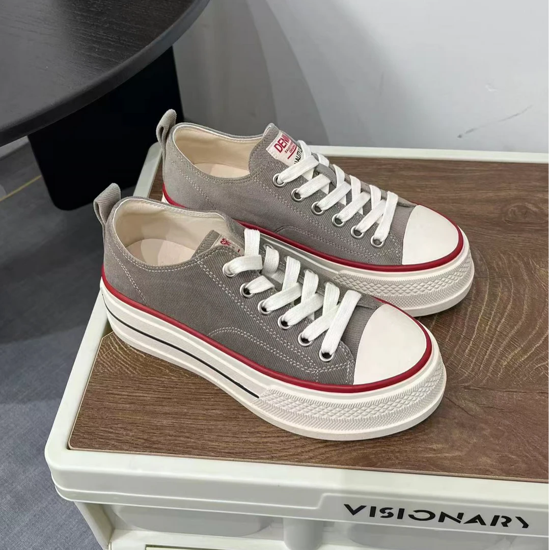 2024秋新款韩版厚底休闲百搭板鞋