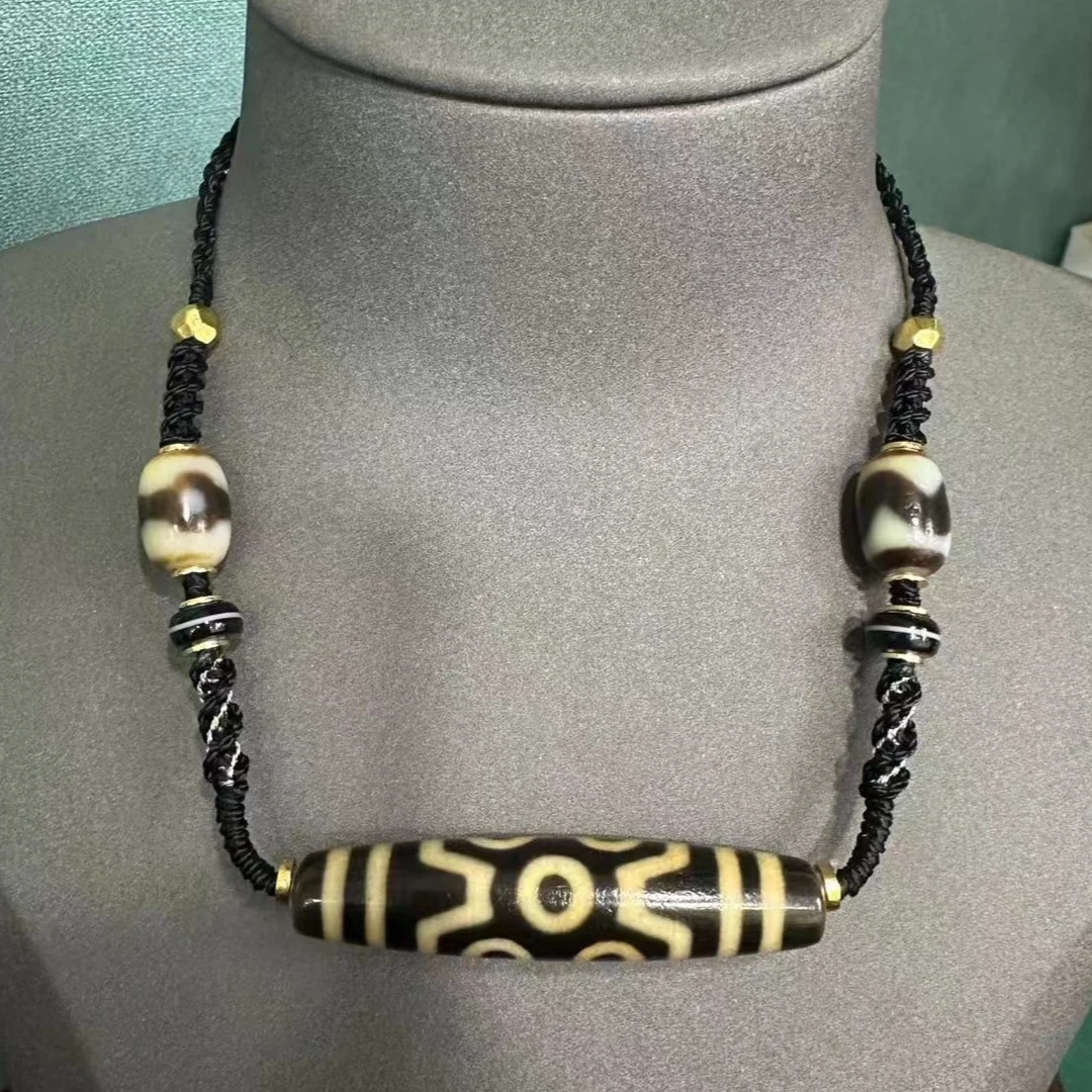 壹加安琪 | 防伪标大号七眼玛瑙项链多样性发货发其一