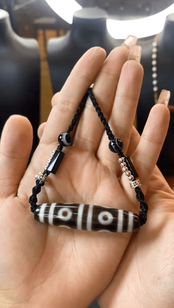 【闪购商品】玛瑙/玉髓颈饰未镶嵌Q22299多样性八眼锁骨链