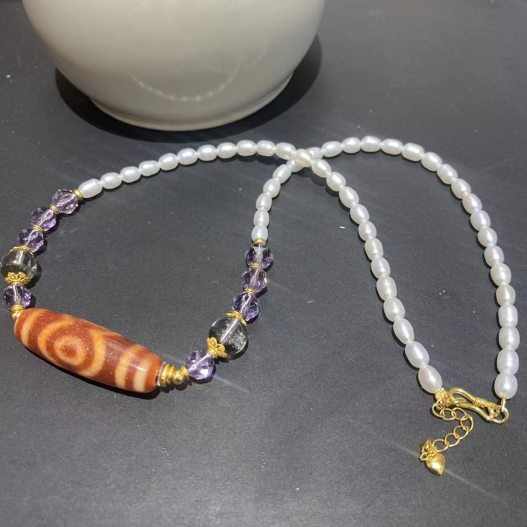 壹加安琪 | 金蟾xm三眼锁骨链发一件