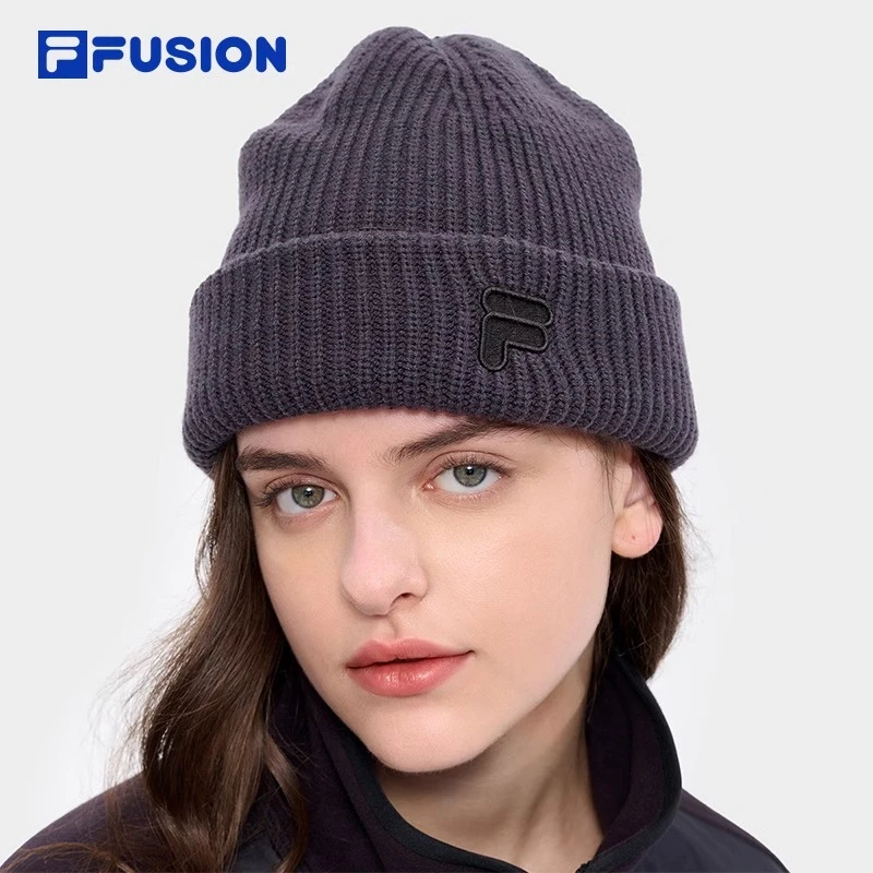 FUSION斐乐情侣款针织帽2025年新款时尚休闲帽子毛线帽T13U441201