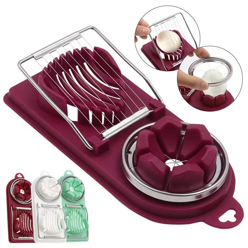 多功能二合一不锈钢两用花式分割器家用创意分切神器厨房好物快速