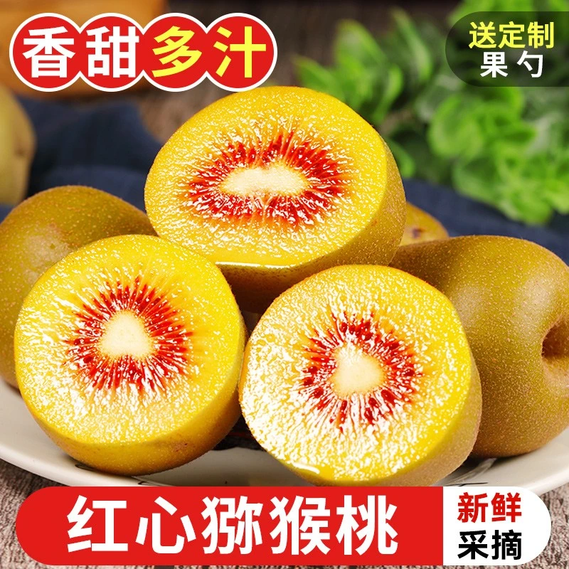 四川蒲江红心猕猴桃70-130g奇异果弥猴桃应季新鲜孕妇时令应水果