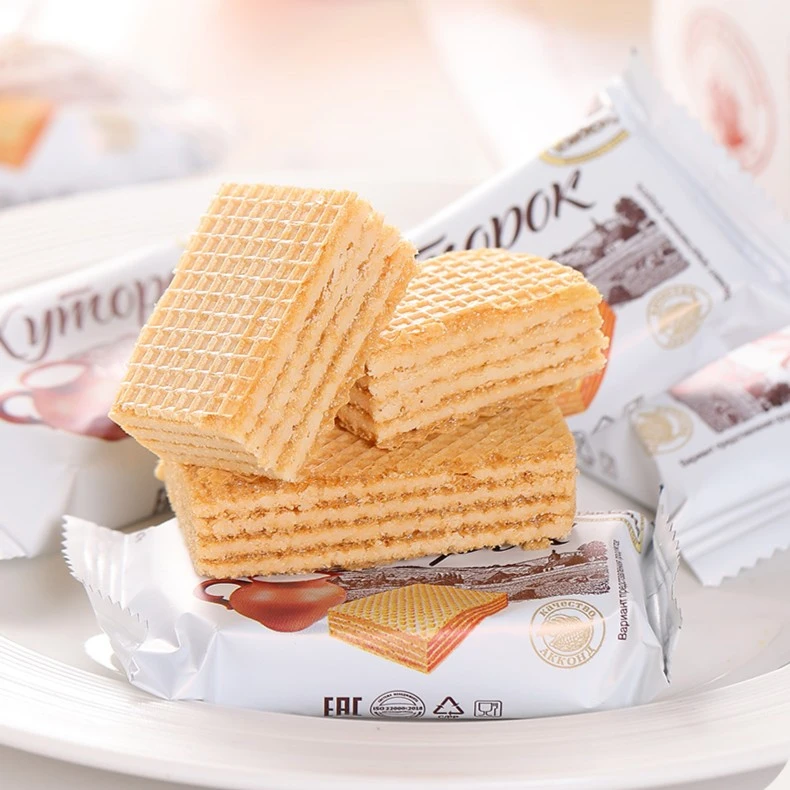 阿孔特俄罗斯原装进口小农庄358克原味威化饼干休闲零食