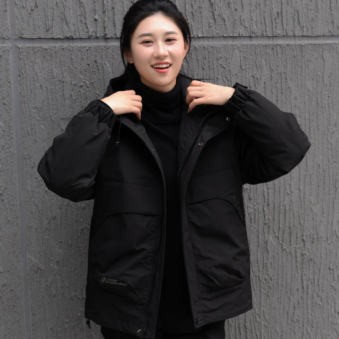 【羽绒】2024男士冬季新款连帽外套保暖休闲时尚上衣服加厚防风秋冬