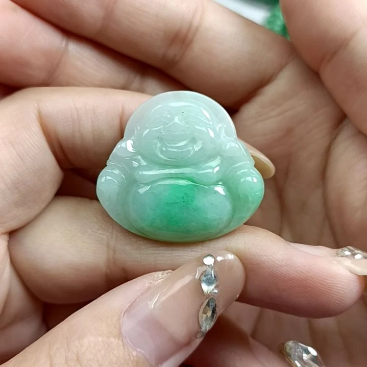 翡翠颈饰未镶嵌翡翠成品