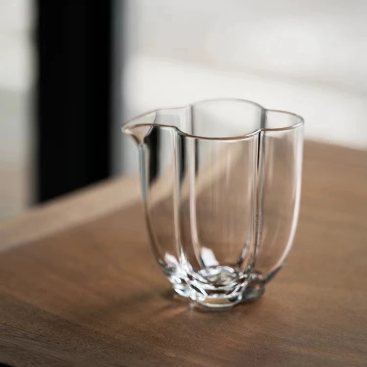 【成艺】四叶草泡茶玻璃耐热冲茶公道杯功夫茶绿茶专用泡茶器茶具