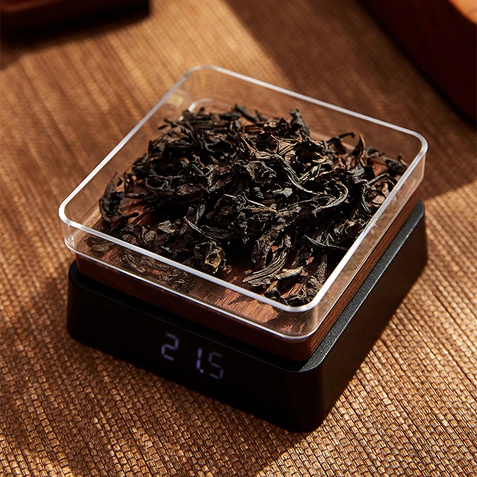 家用小型专用茶称电子量茶便携式精准电子秤迷你克度秤计时咖啡称