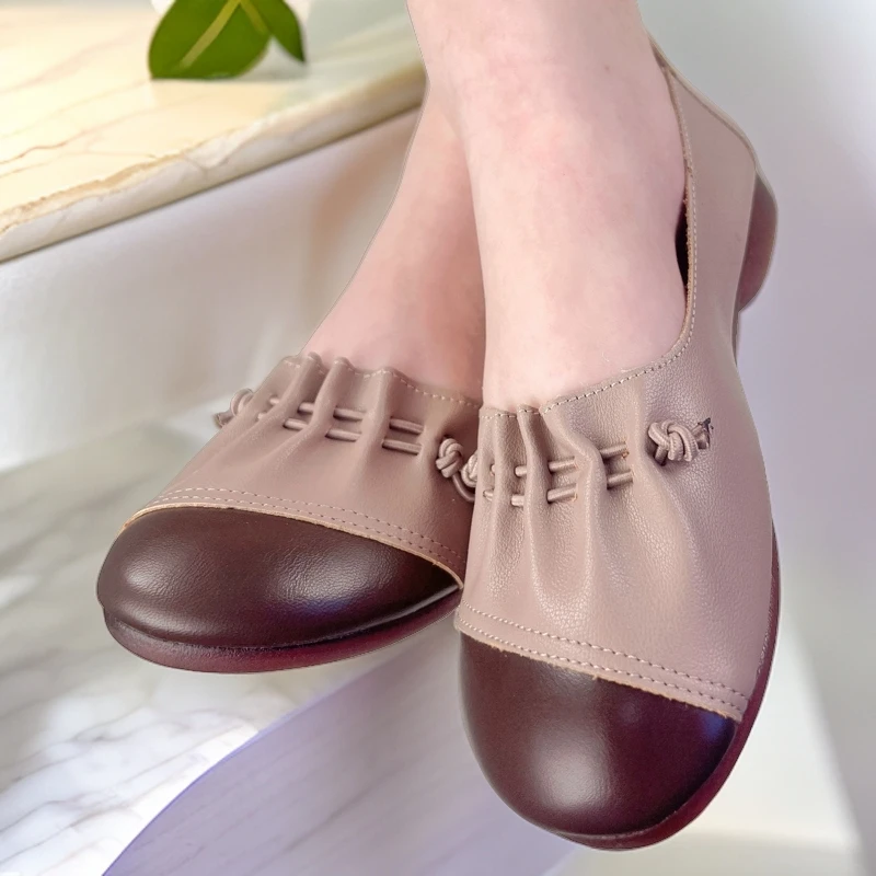 2024浅口软底一脚蹬凉鞋复古新中式温柔芭蕾风时尚百搭防滑单鞋