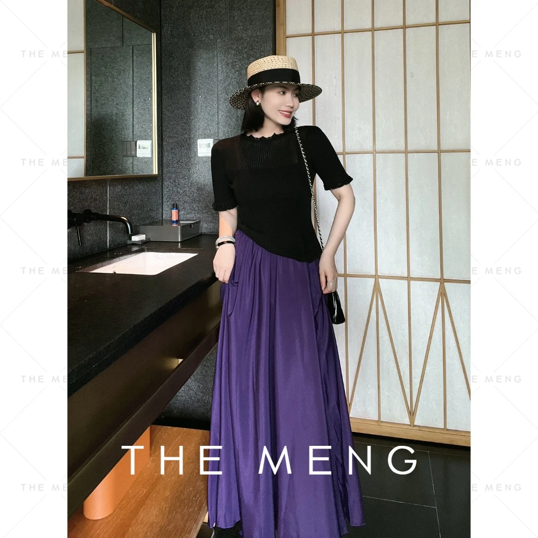 THE MENG【微醺】收腰约会裙子气质时尚半身裙#BL8092