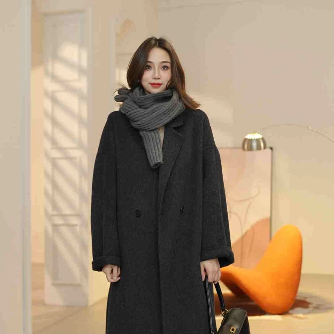 网红保暖围脖网红时尚百搭情侣复古学生加厚格子双面经典韩版