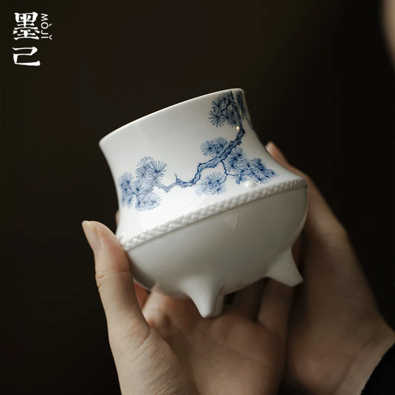墨己 玉泥-松峰-三足建水