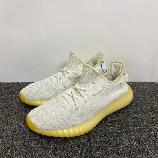 鞋码44.5/Yeezy 350 白冰淇淋/二手无盒/9新
