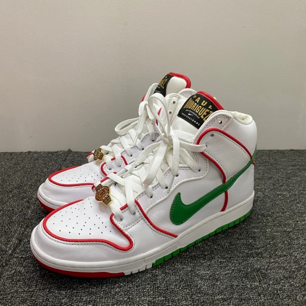 鞋码44/dunk sb 白红绿/二手原盒/99新/公价1429