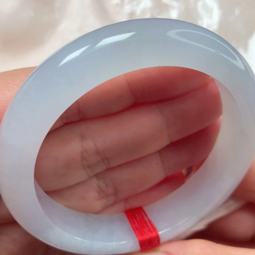 【闪购商品】翡翠手镯未镶嵌冰胶水汪汪35号