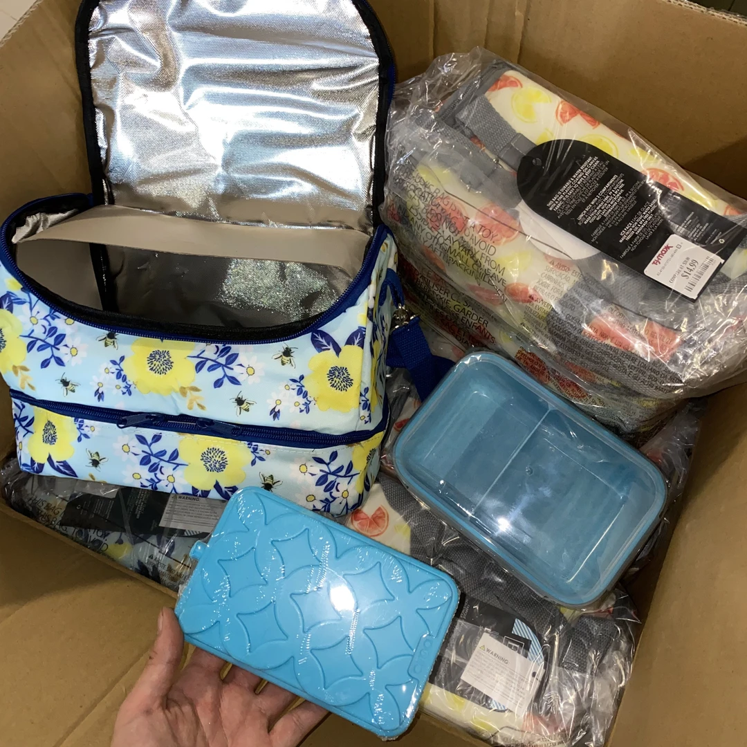 5.27 原140！狠心处理！超高品质！食物午饭双层保温包  带配件混发