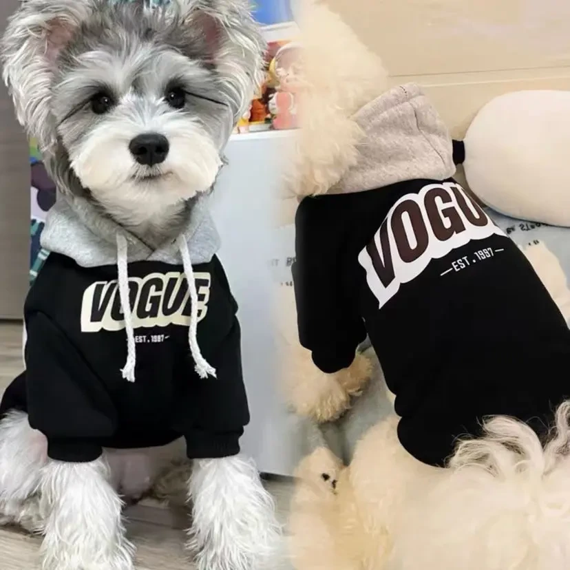 宠物潮牌卫衣大型犬衣服秋冬金毛巨贵萨摩小型犬保暖泰迪比熊博美