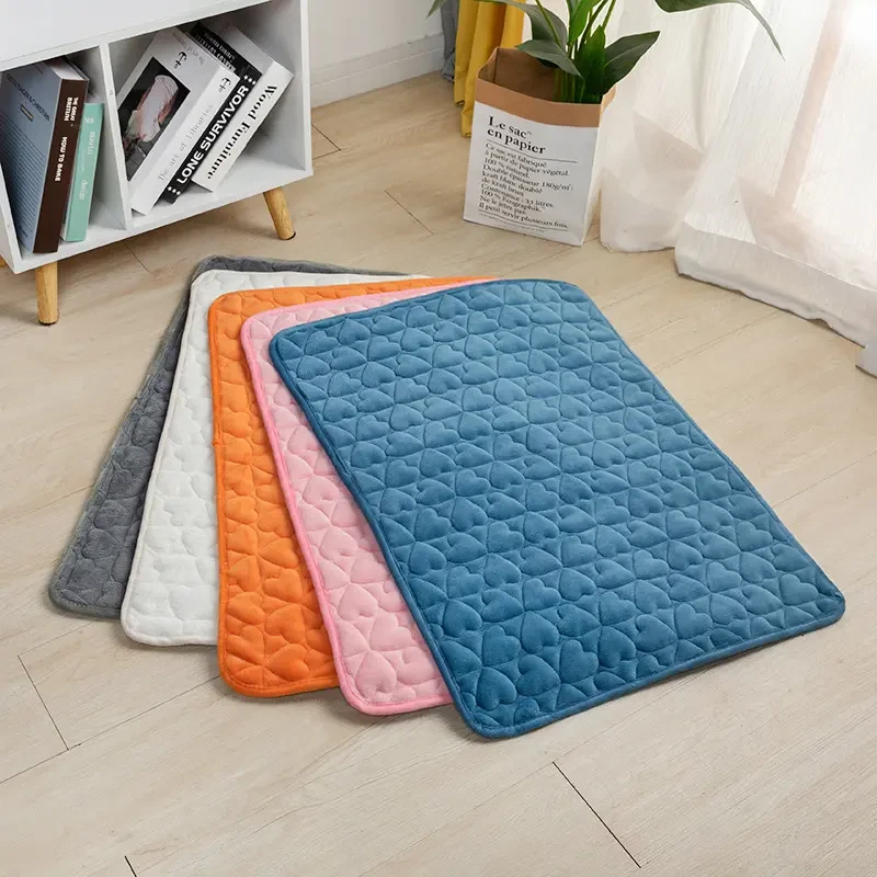 宠物秋冬季高颜值法兰绒保暖泰迪柯基博美狗垫子猫垫子狗床睡垫