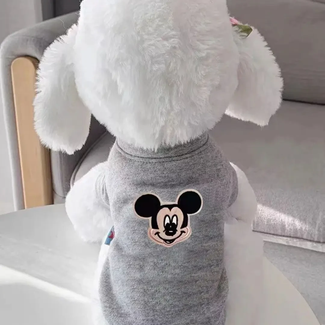 狗狗衣服宠物比熊秋冬休闲加绒卫衣猫咪小型犬两脚衣泰迪博美幼犬