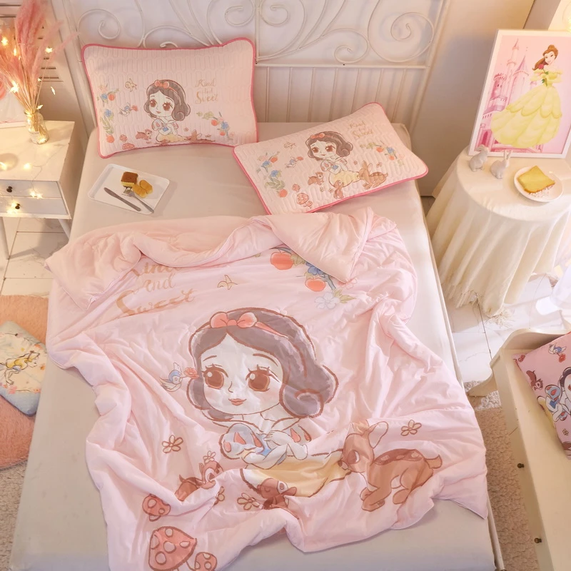 空调被夏凉被双人夏季薄款被子儿童迪士尼单人夏天夏被可机洗水洗