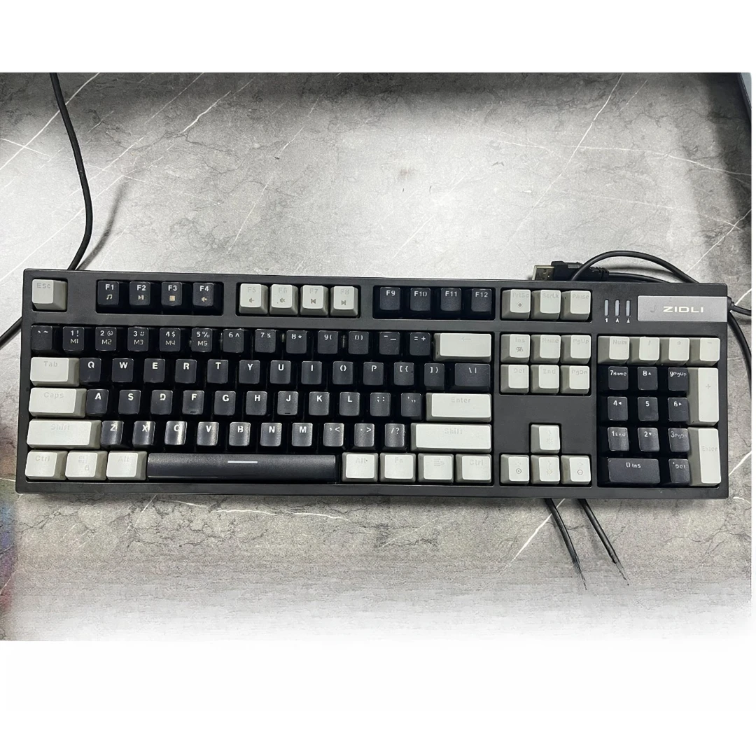 9新  【机械键盘】磁动力ZK27黑灰  直播间看成色
