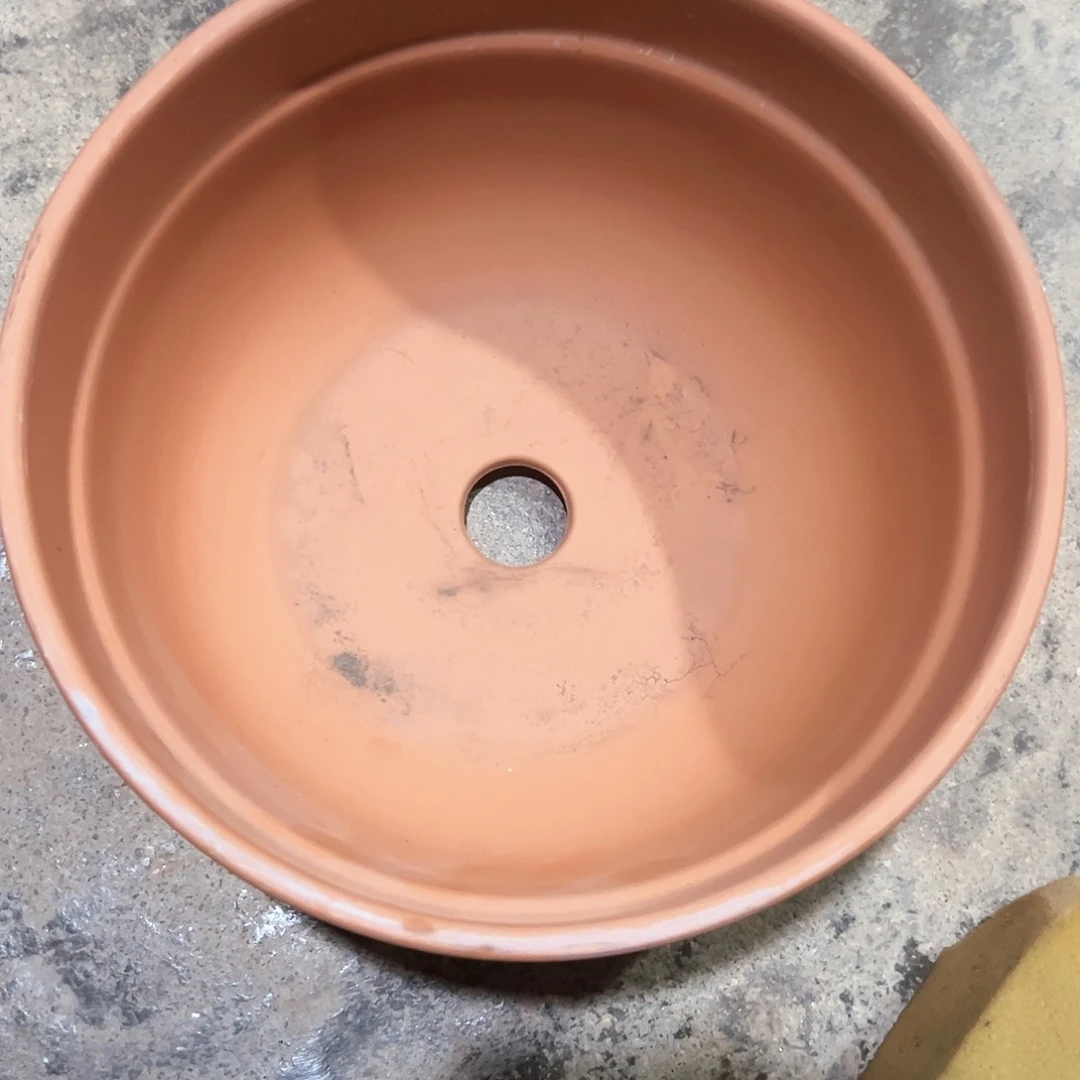 【闪购商品】红陶20CM以下瑕疵泡水猫盆24口12高瑕疵泡水