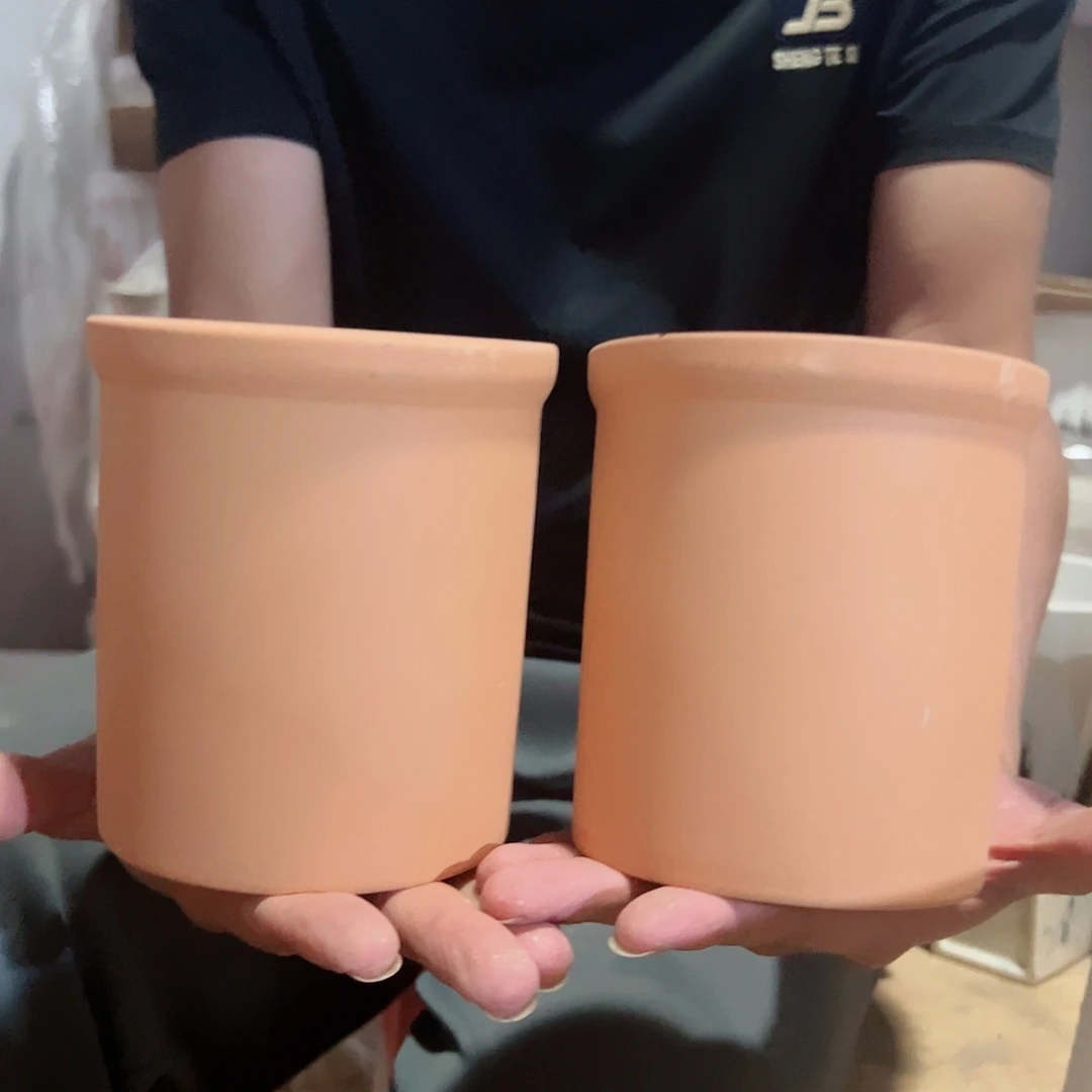 【闪购商品】红陶红陶直筒两个12口13高