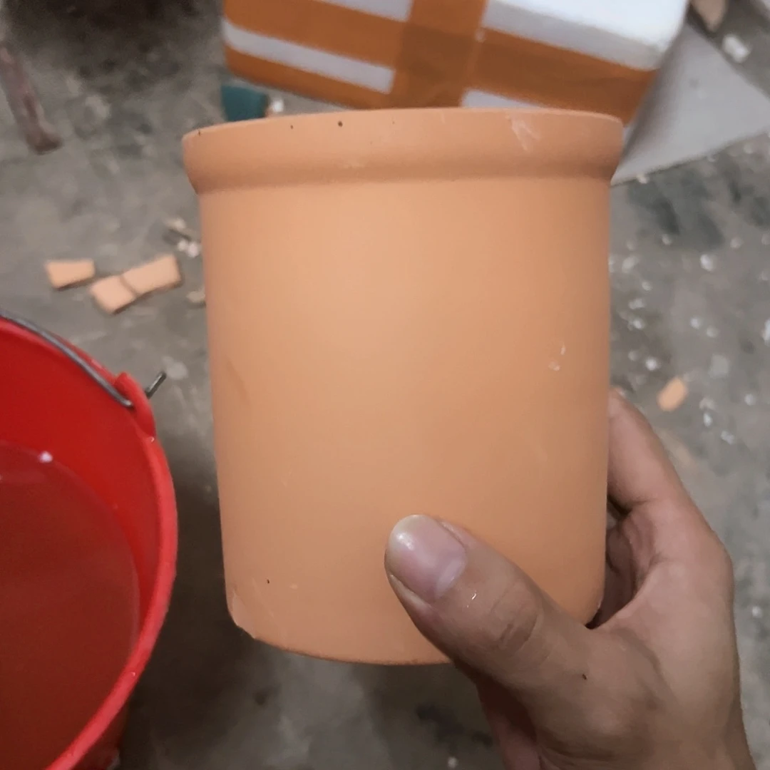 【闪购商品】红陶20CM以下红陶直筒12口13高1个