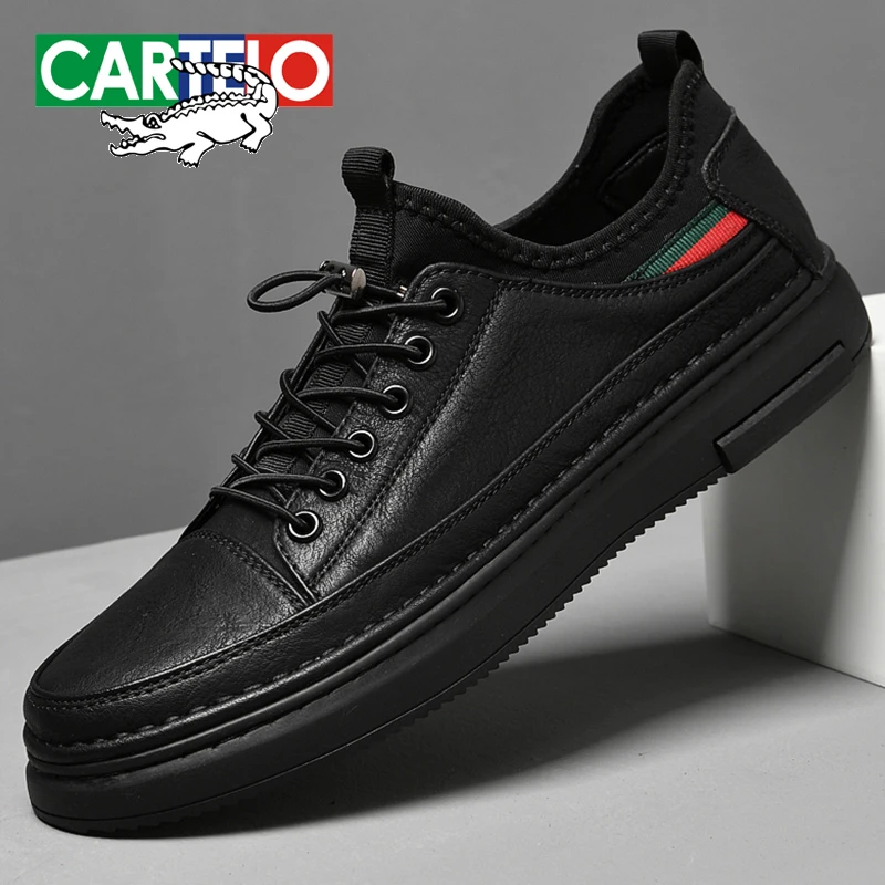 CARTELO/卡帝乐鳄鱼夏季男士新品时尚潮流百搭防滑休闲软底板鞋子
