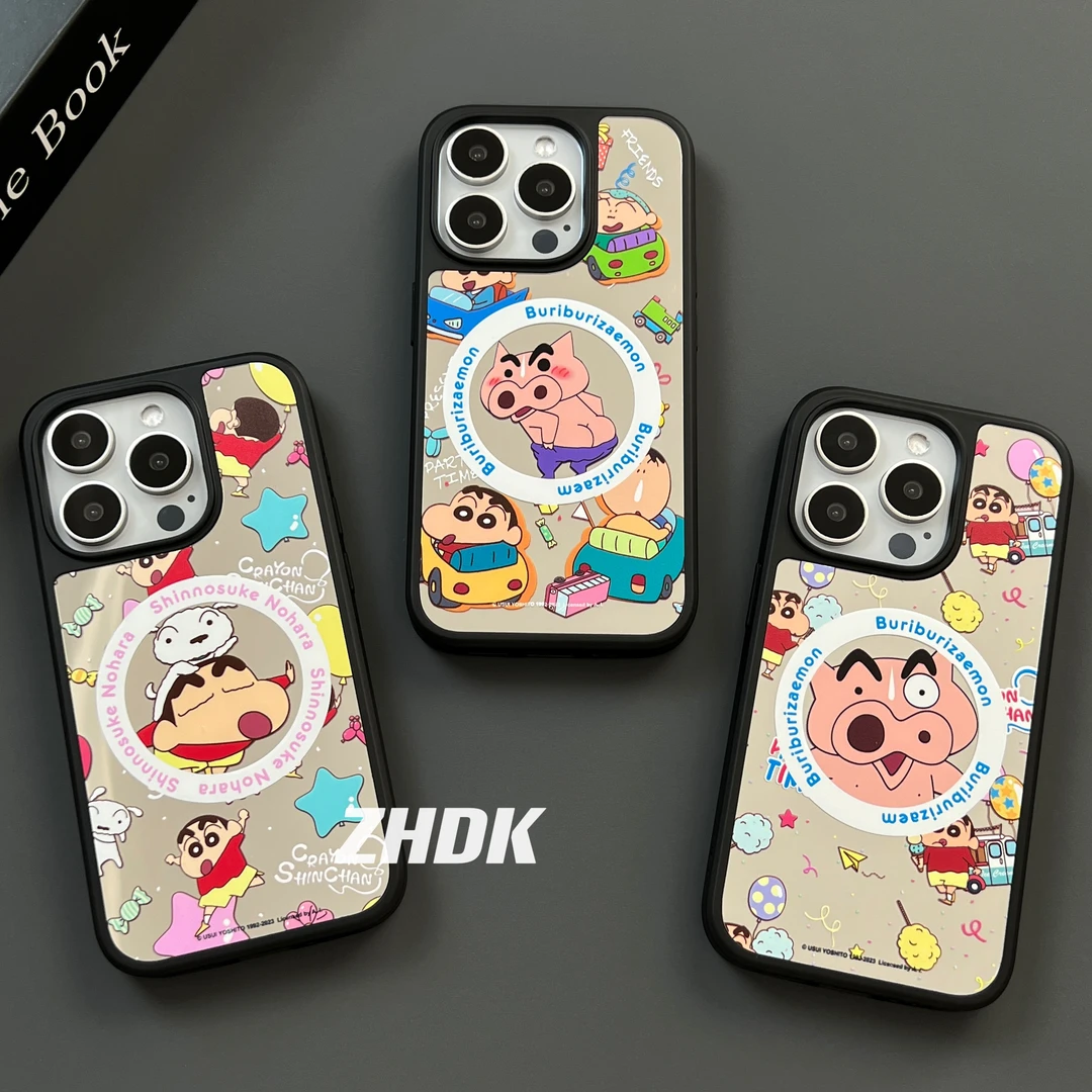 磁吸镜面小新高级感适用iphone15promax苹果14手机壳13华为mate60