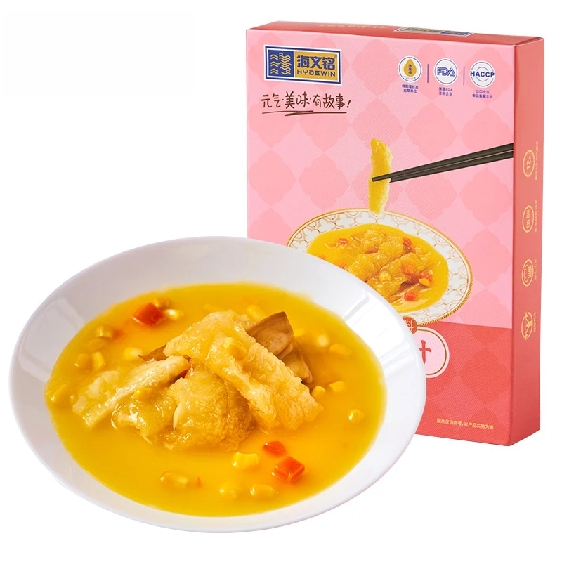 海文铭金汤花胶捞汁250克加热即食拌饭拌面速冻早餐优质冷冻鲜嫩