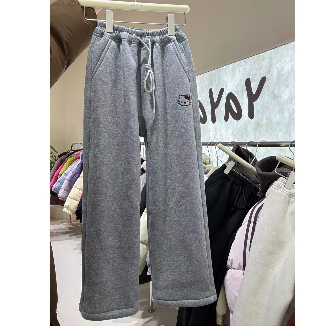 【丫丫童品】儿童时尚百搭加绒卫裤-F885