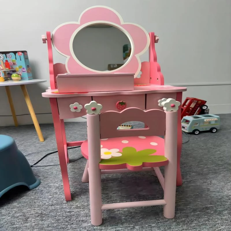特价产品！！儿童梳妆台公主仿真木制化妆桌