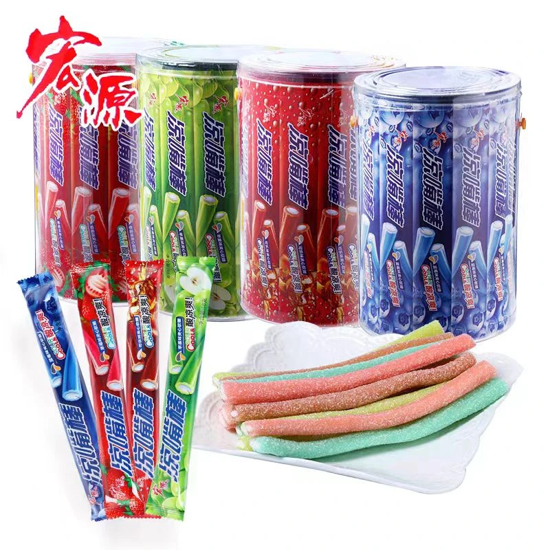 宏源凉嘴棒夹心水果软夏天清凉薄荷糖果8090后怀旧儿时小吃零食品