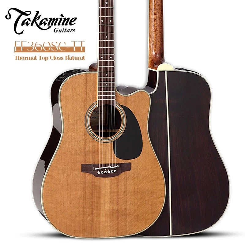 日产Takamine塔卡米尼EF360SC-TT电箱琴民谣吉他日本手工原装专业