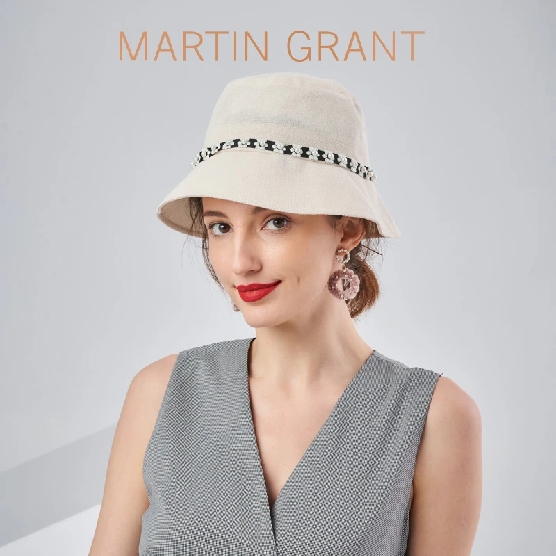 经典和纸系列 小香风织带遮阳帽