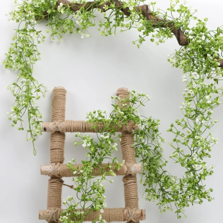 森系假花满天星仿真花藤条空调管道遮丑吊顶装饰婚庆花艺绿植物