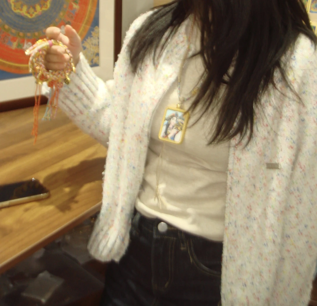 付款专拍链接 纯手绘唐卡项链吊坠 播播间所见皆所得