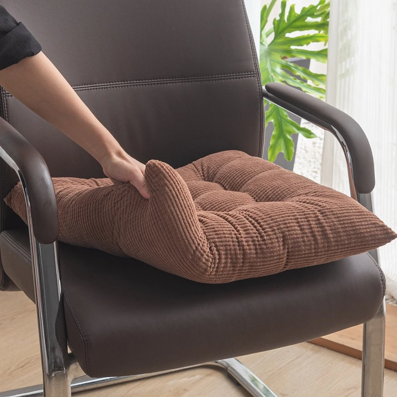 灯芯绒玉米粒加厚九针坐垫久坐椅椅垫学生沙发垫榻榻米垫冬季座垫