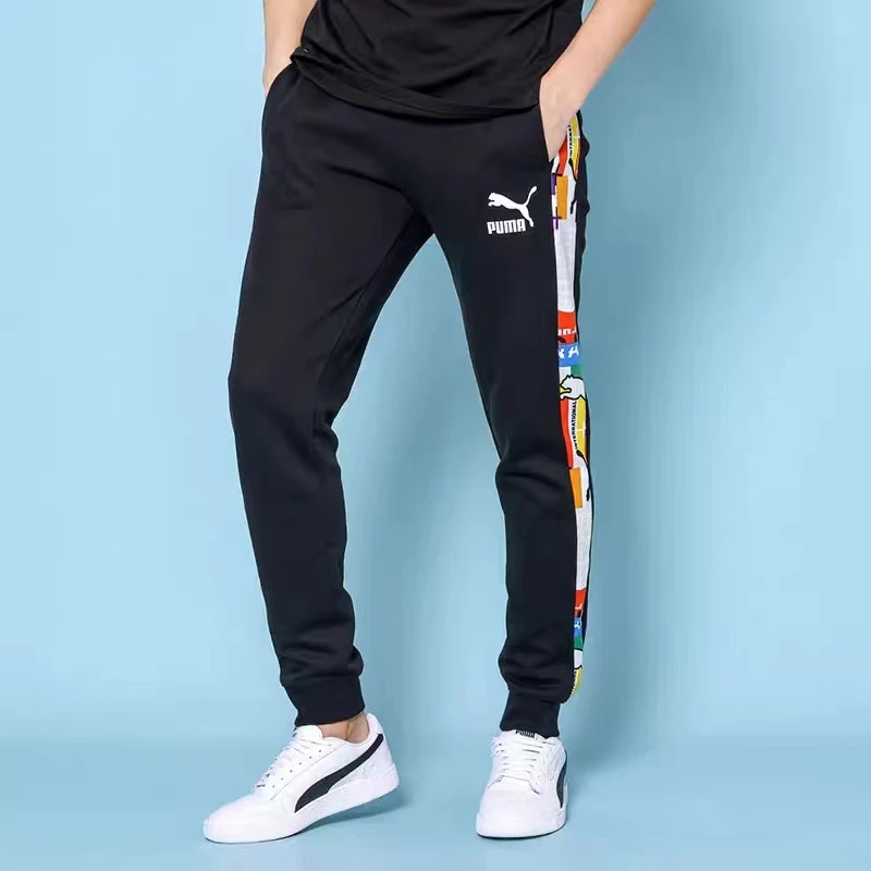 PUMA/彪马 C383 531291-01 男士时尚潮流印花休闲长裤 P20-3-04