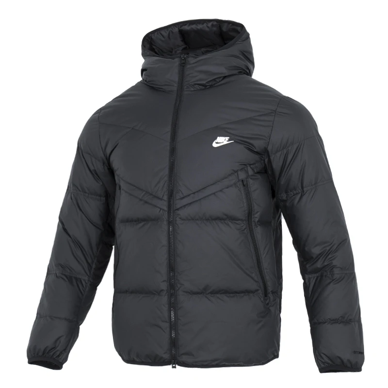 NIKE/耐克DV1132-010 男款休闲时尚宽松百搭秋冬保暖连帽黑羽绒服
