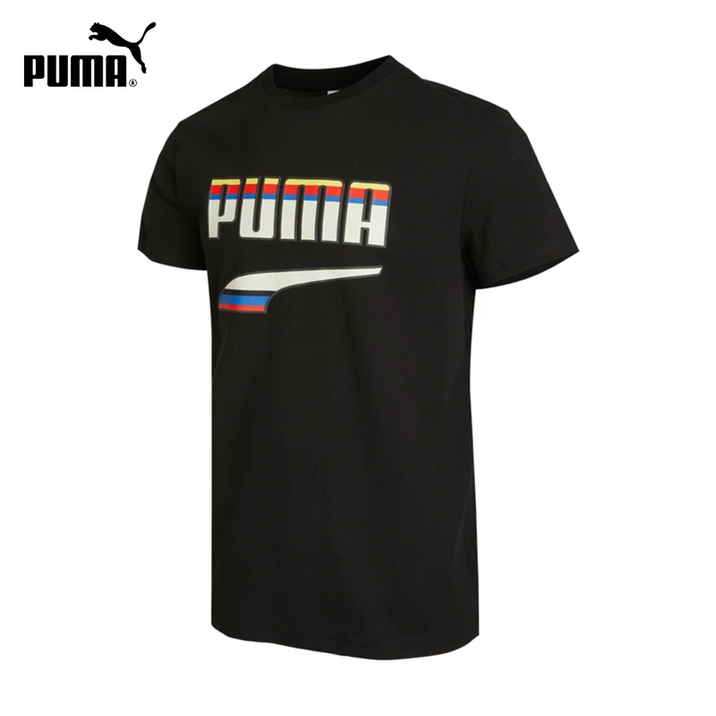 PUMA/彪马 C926 531497-01 男款黑色圆领印花时尚简约百搭短袖