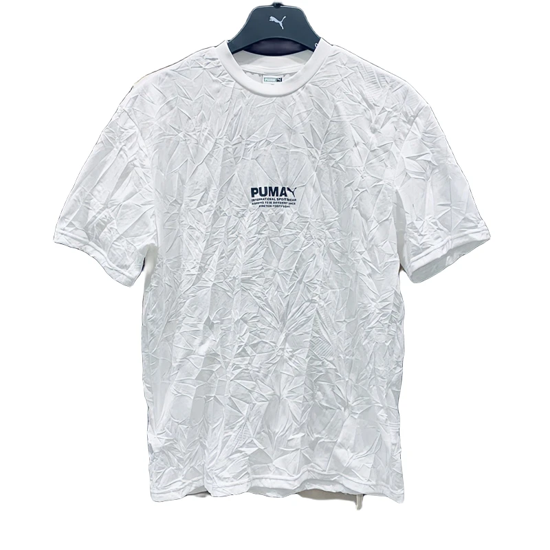 PUMA/彪马 C883 597330-02 男款休闲时尚宽松褶皱设计印花短袖