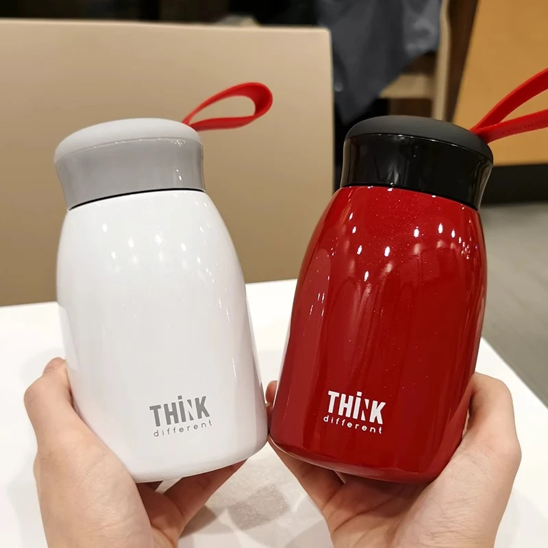 大肚保温创意高级女士小巧便携学生水杯男款防摔高颜值简约杯子