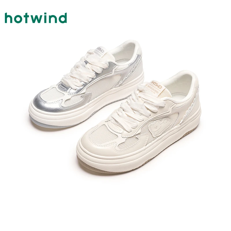 热风2025年春季新款女士时尚休闲鞋H14W25549